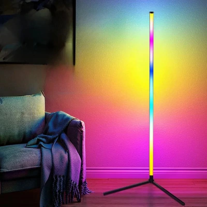 RGB grindų lempa su muzikos sinchronizavimu, nuotoliniu ir programėlės valdymu