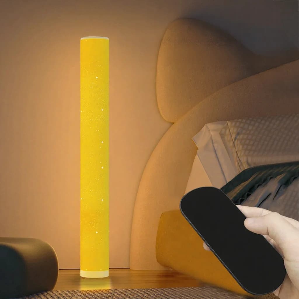RGB LED grindų lempa su žvaigždžių raštu, nuotolinio ir programėlės valdymu