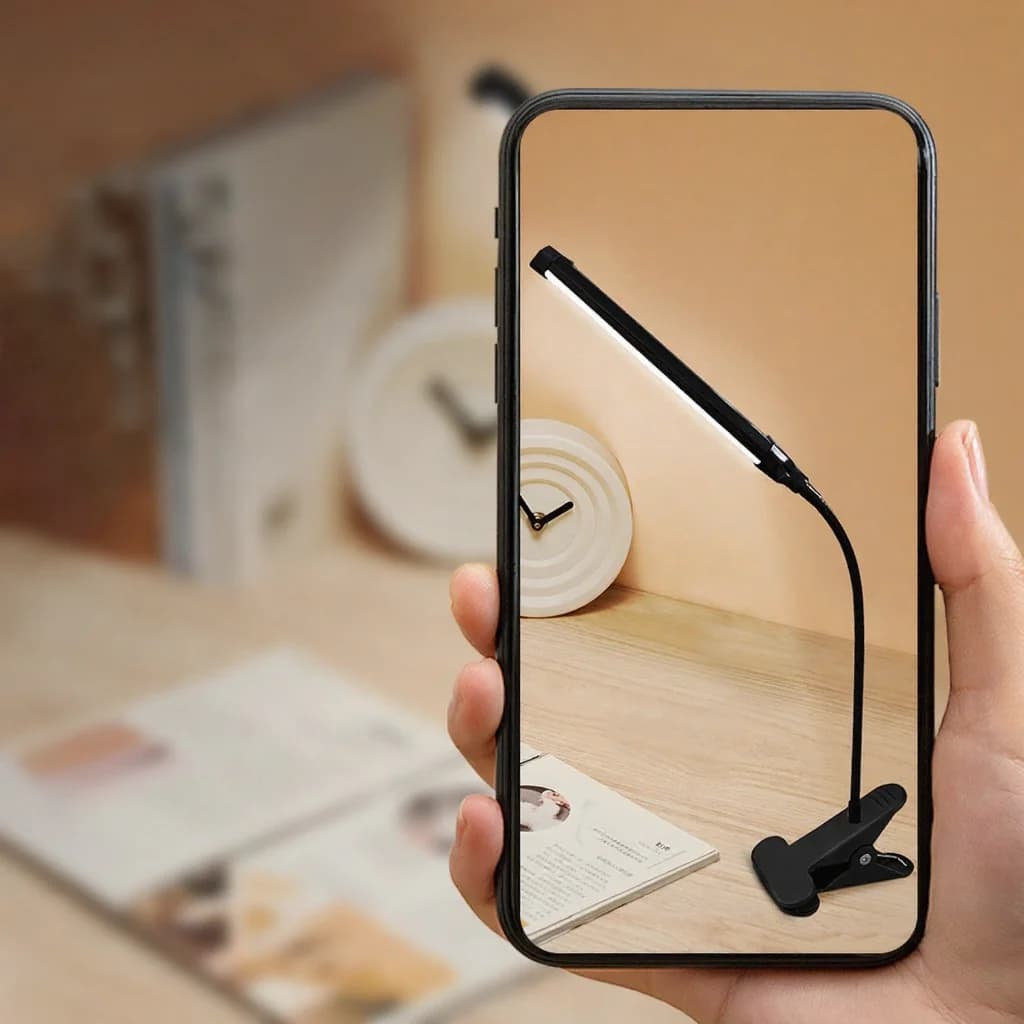 USB LED segtuku tvirtinama stalo lempa skaitymui ir mokymuisi