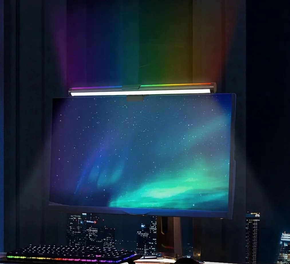 LED monitoriaus šviesos juosta, USB maitinama ekrano lempa stalui