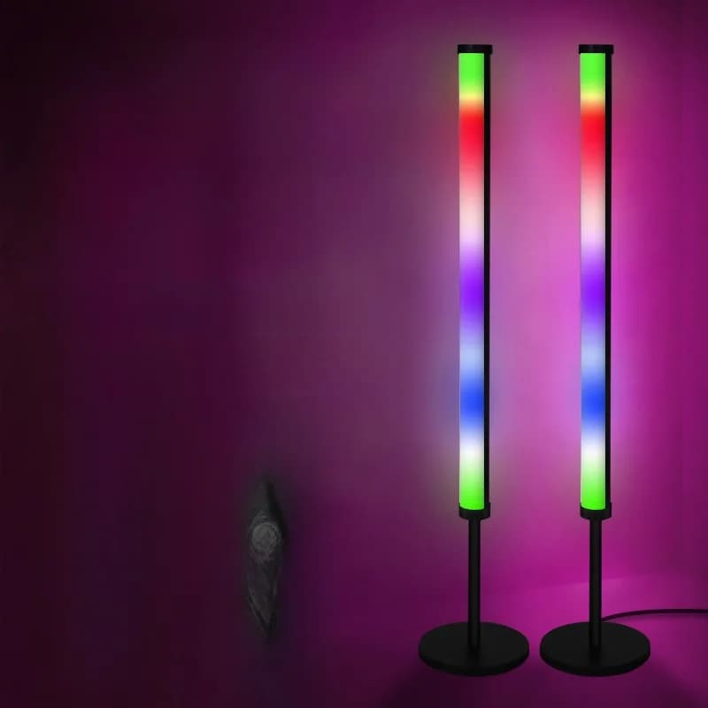 RGB LED staline atmosferos lempa su muzikos sinchronizavimu ir valdymu per programėlę