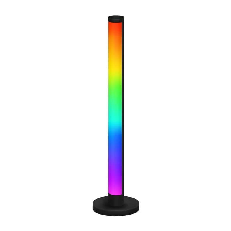 RGB LED staline lempa su garso reakcija ir valdymu per programėlę