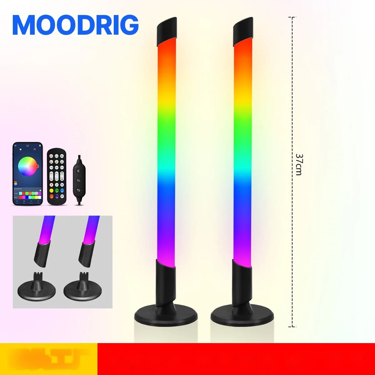 USB muzikos sinchronizavimo RGB atmosferos lempa staliniams kompiuteriams