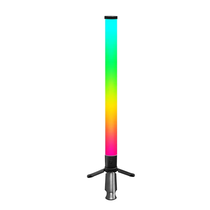 LED stalinė trikojo atmosferinė lempa su muzikos sinchronizavimu ir RGB efektais