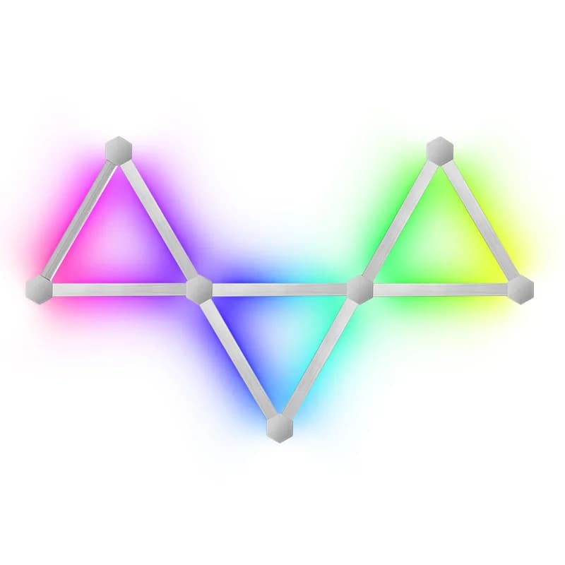RGB išmanieji sujungiami LED sieniniai žibintai su valdymu programėle ir muzikos sinchronizavimu